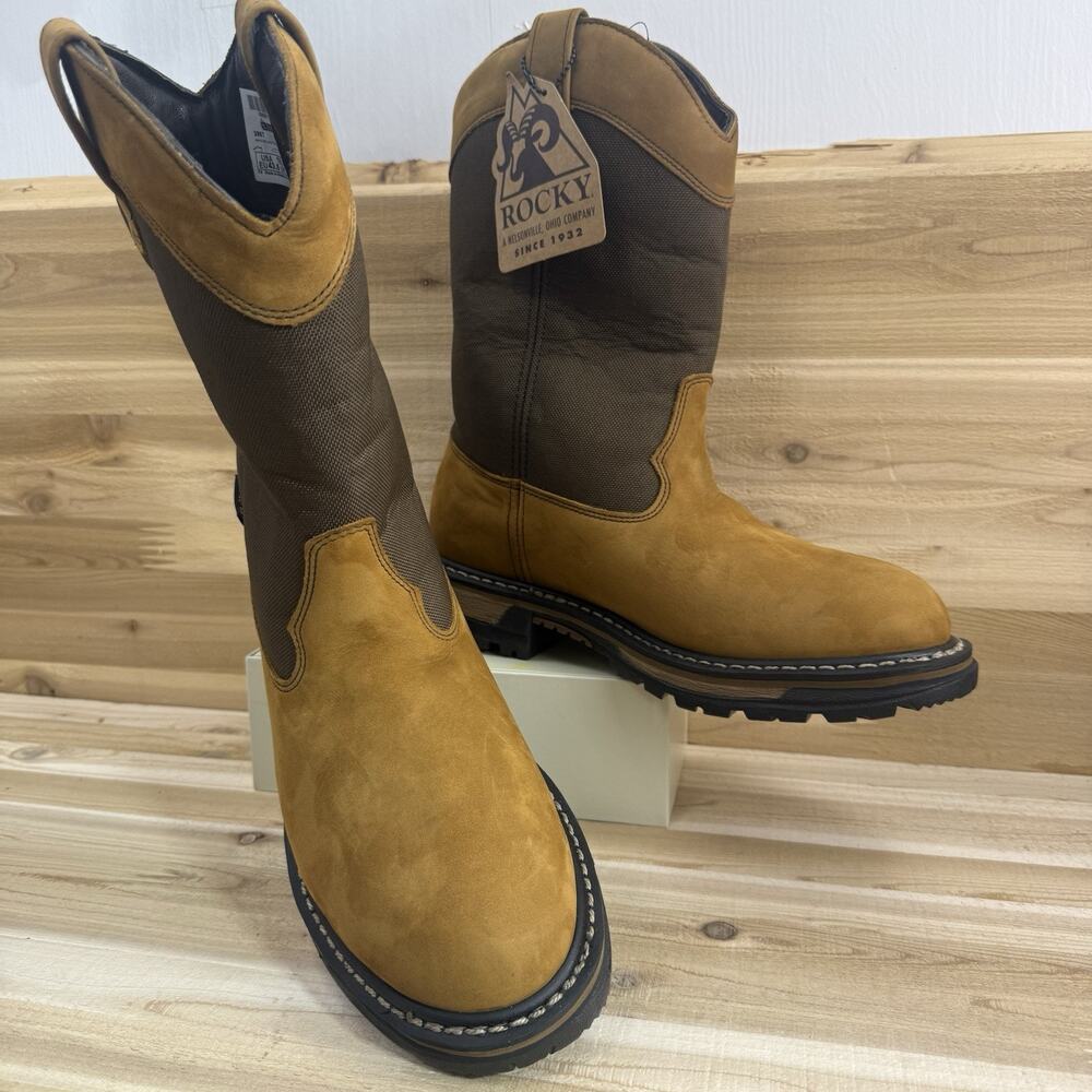 Rocky Ride 2867 Insulated Waterproof Wellington Boot Men's Size 10.5W